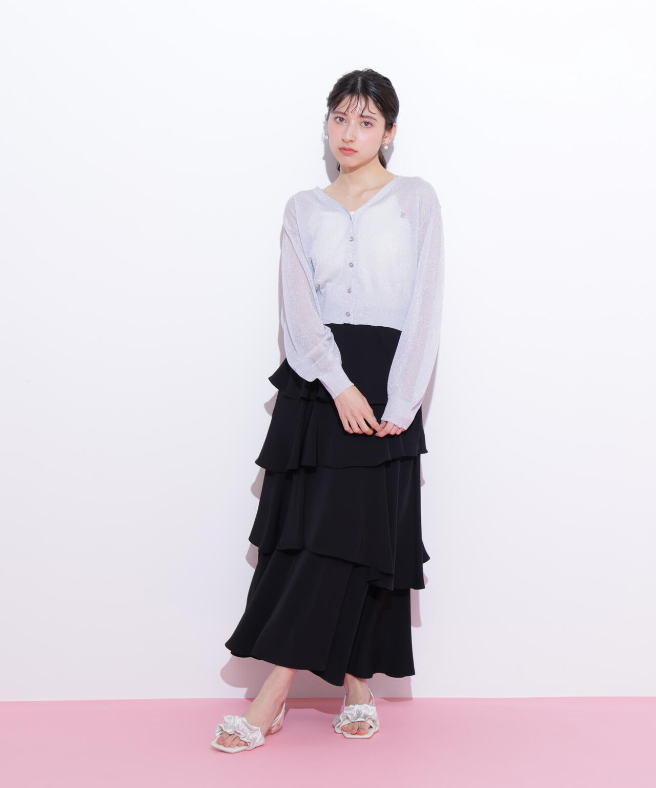 シャイニーシアーカーディガン