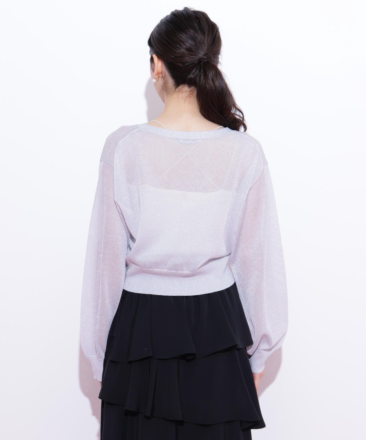 シャイニーシアーカーディガン