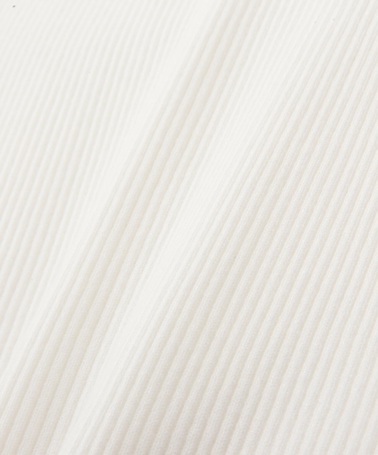 フリル袖ポロニット