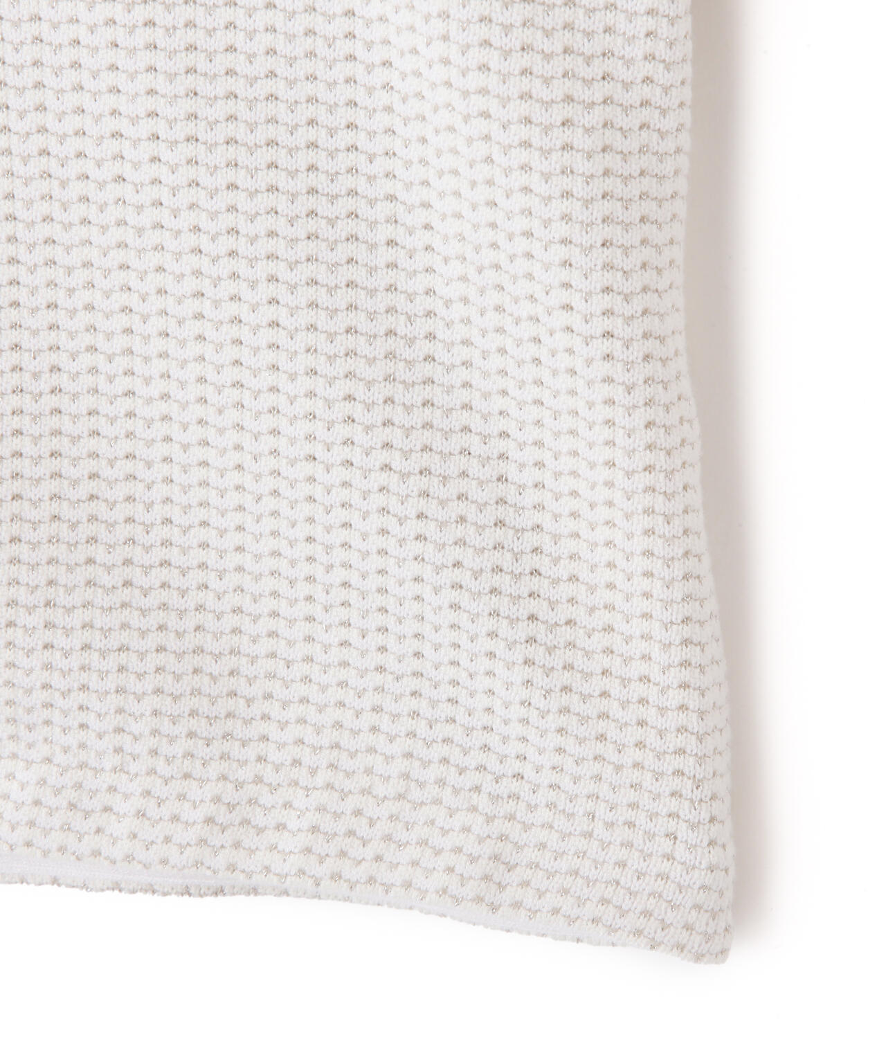 ラメツイード半袖カーディガン