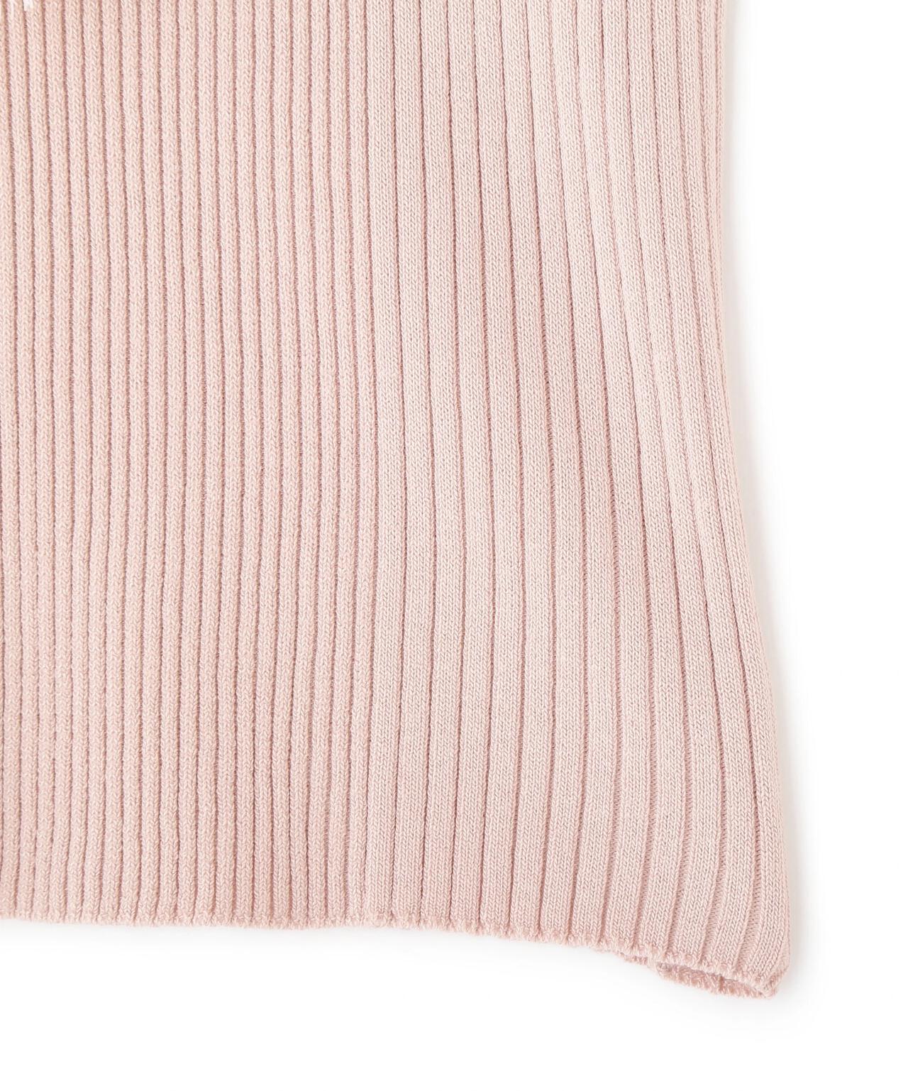 レーススカーフ付ニットトップス