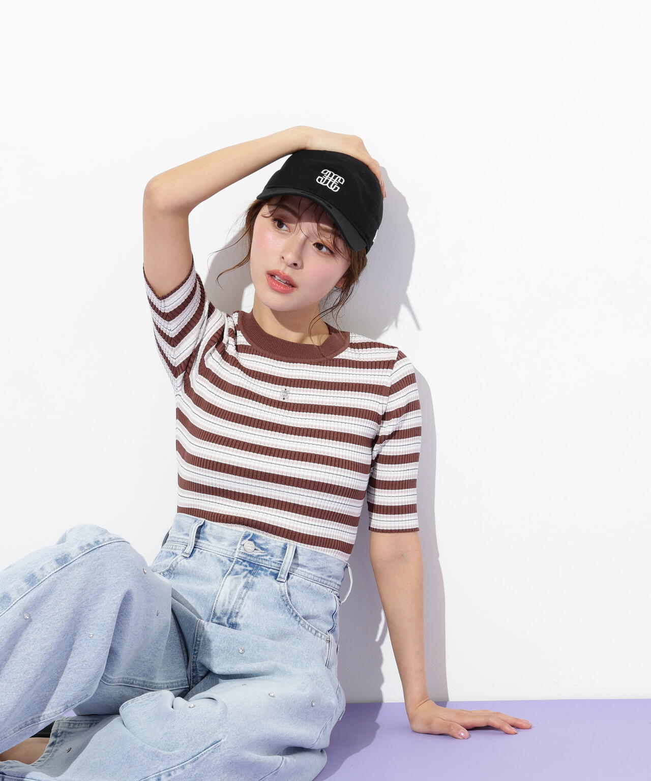 マルチボーダーニット