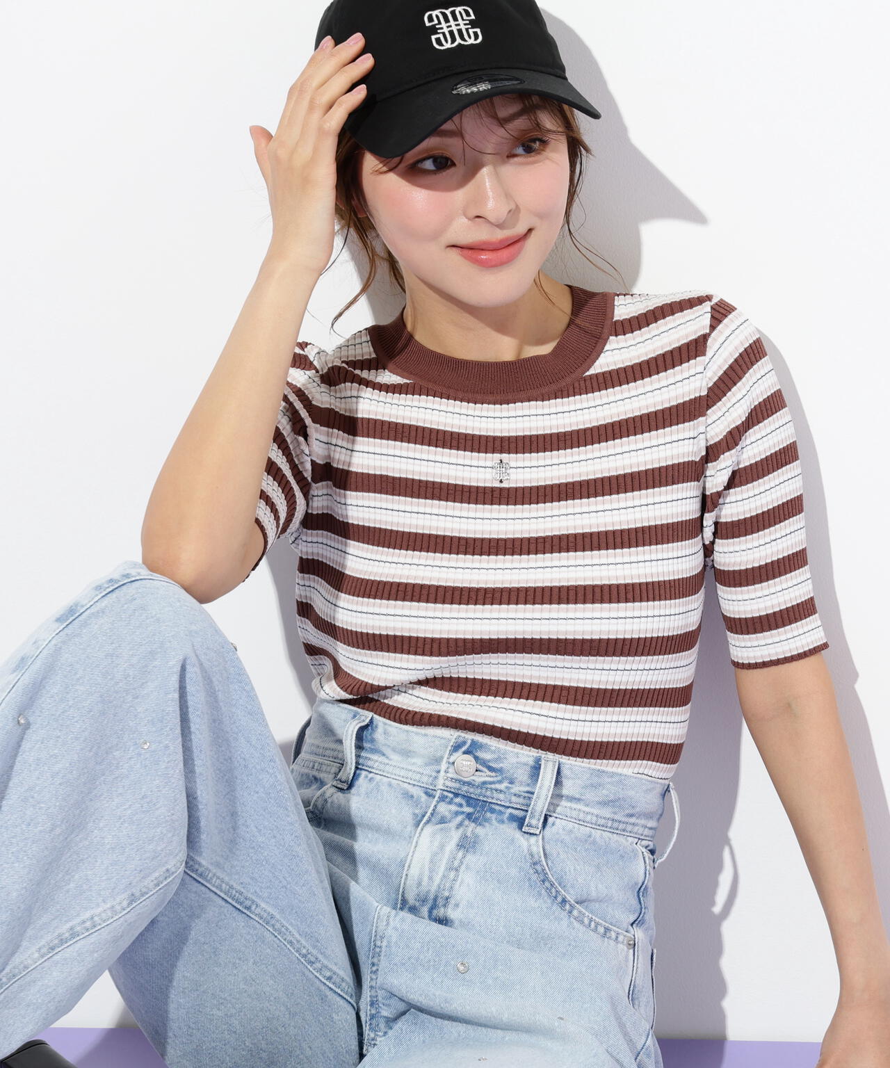 マルチボーダーニット