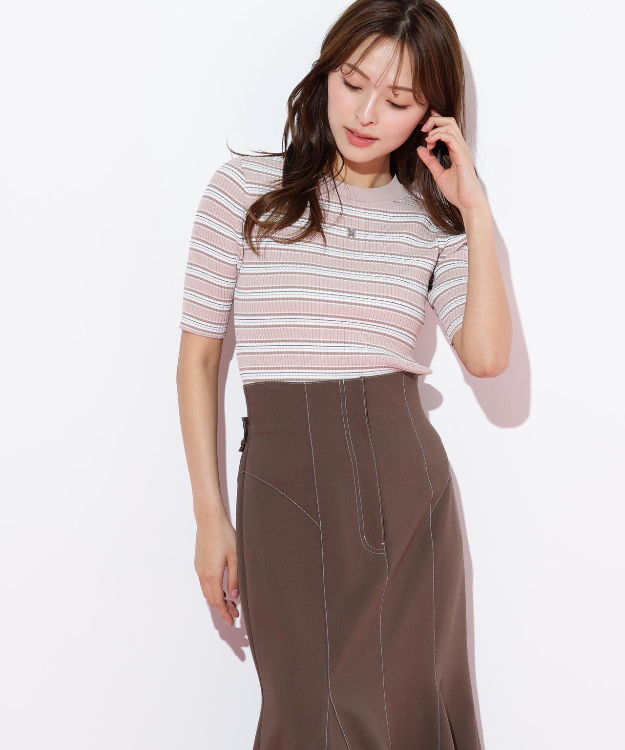 マルチボーダーニット