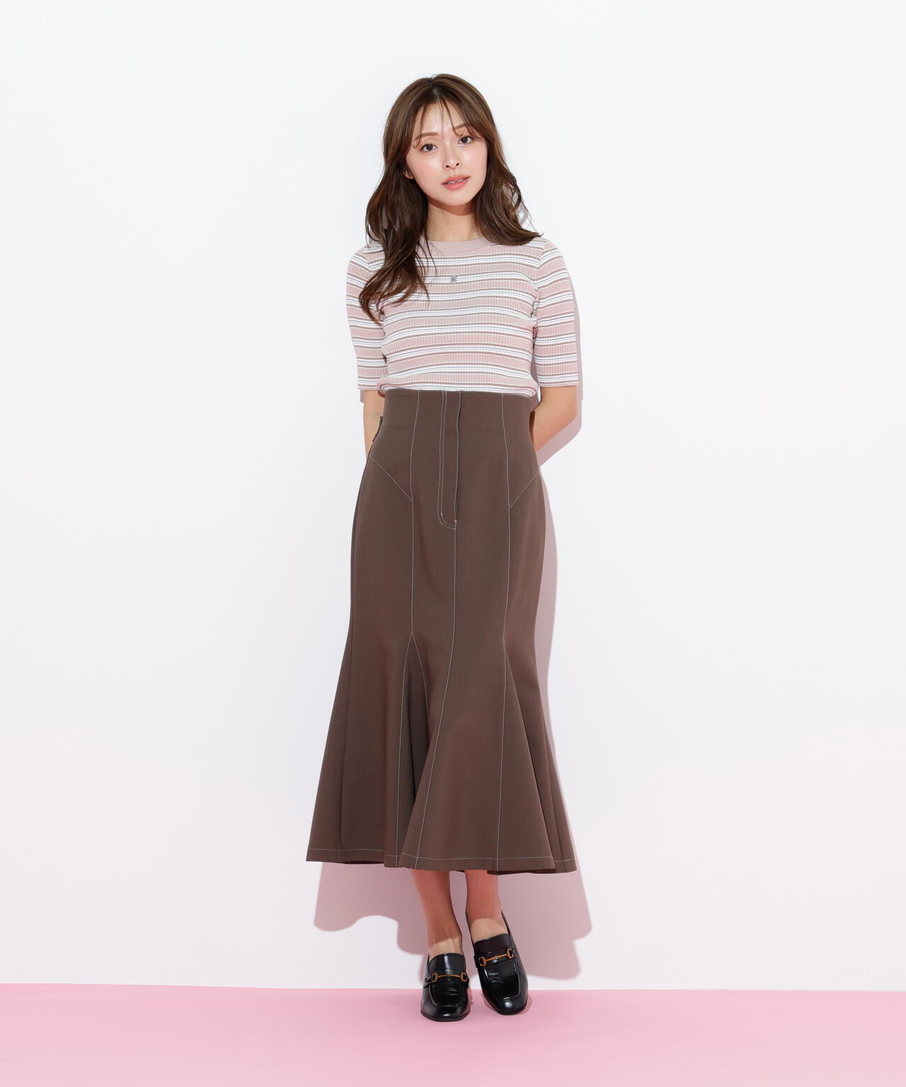 マルチボーダーニット