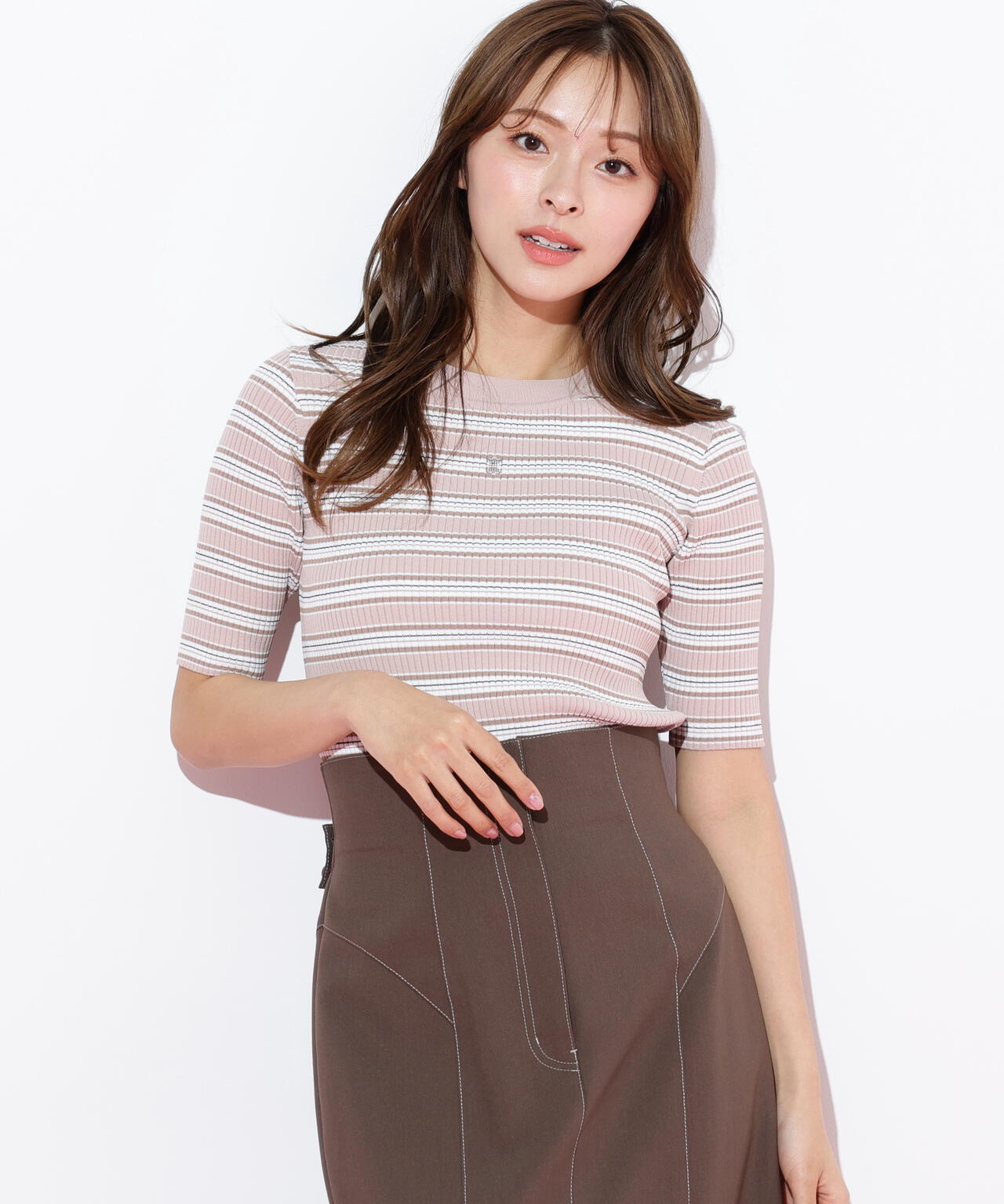 マルチボーダーニット