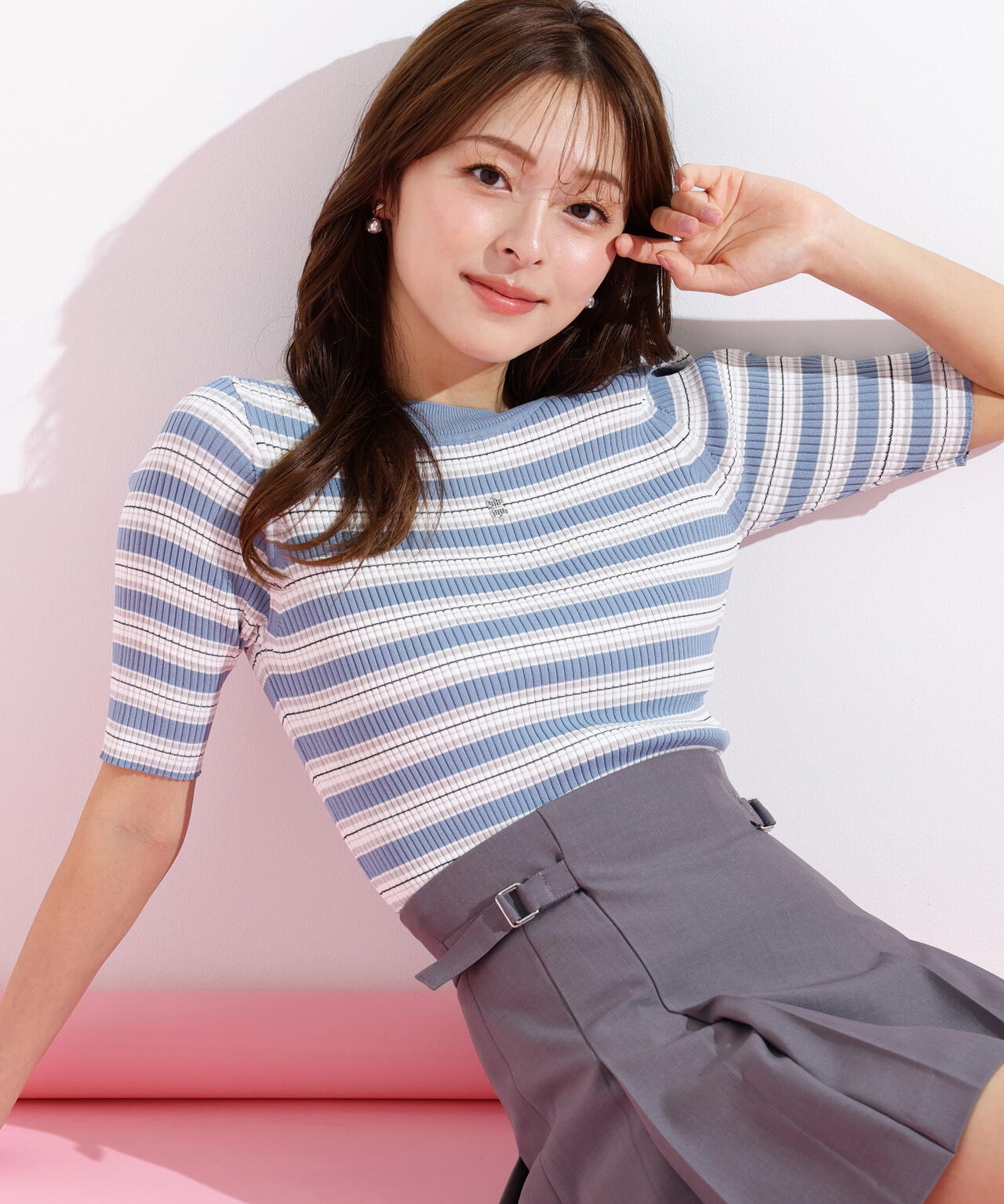 マルチボーダーニット