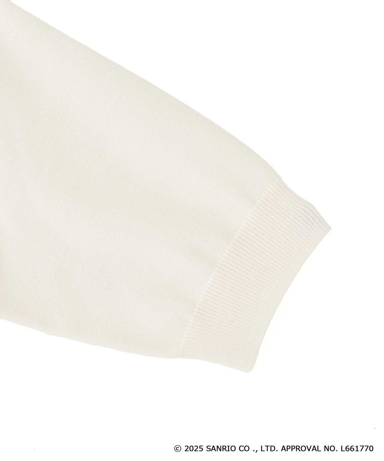 <マイメロディ&クロミコラボ>ロゴジャガードニット