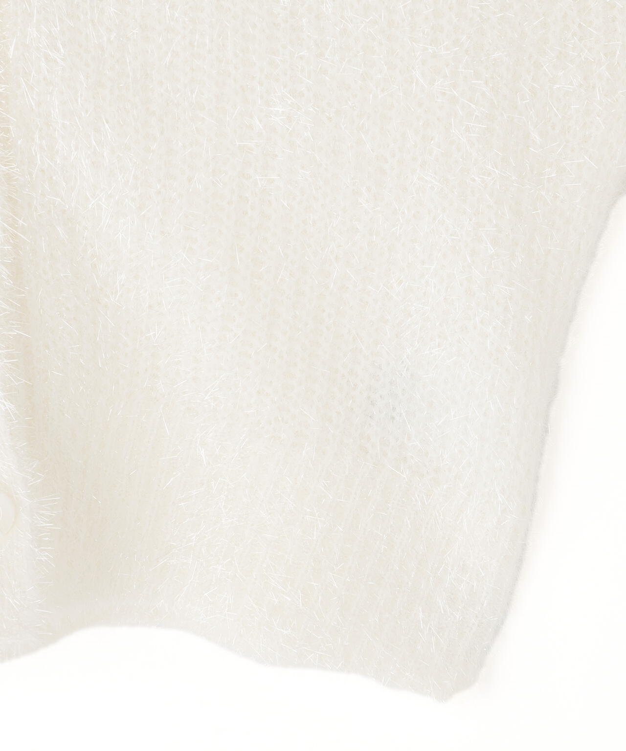 フィルムフェザーヤーンカーディガン