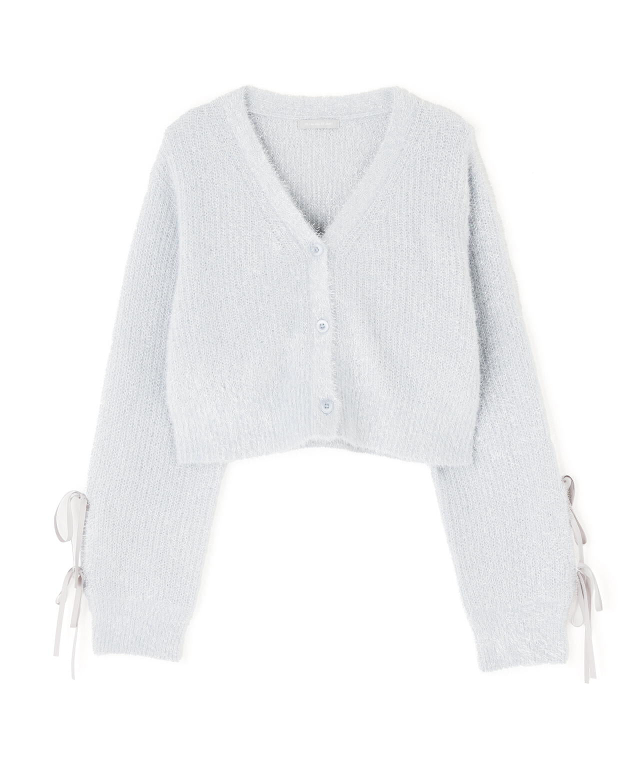 フィルムフェザーヤーンカーディガン