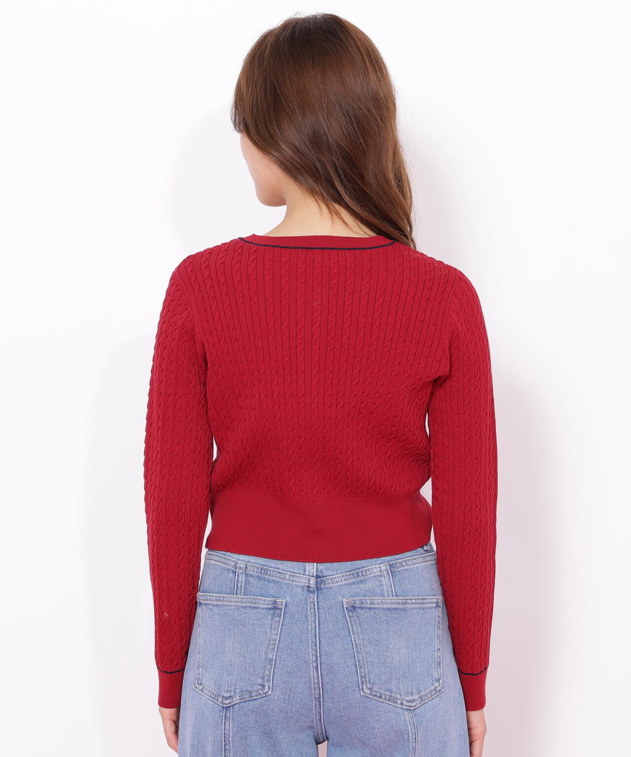 バリエーションミニケーブルカーディガン