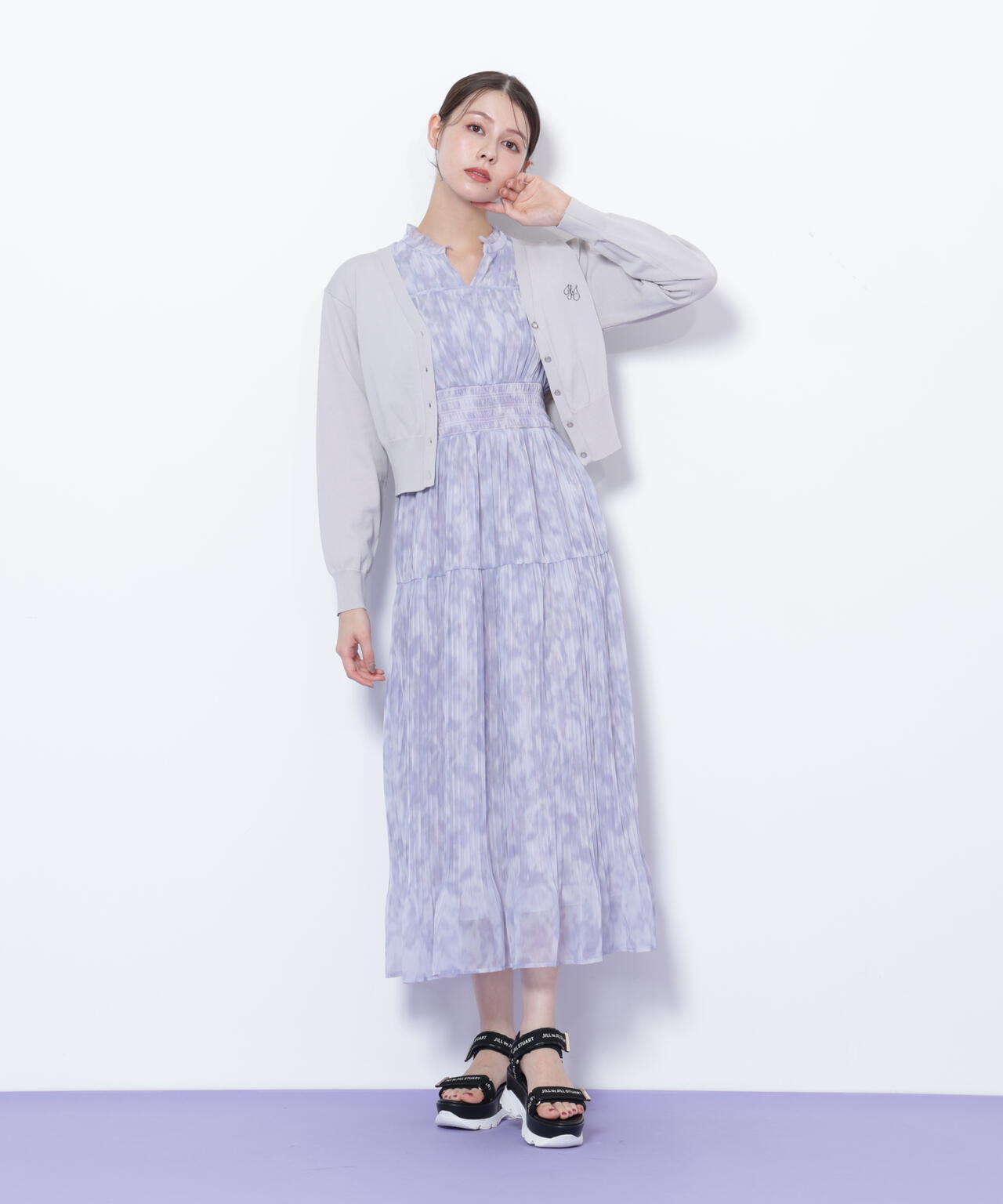 UV&ウォッシャブルカーディガン