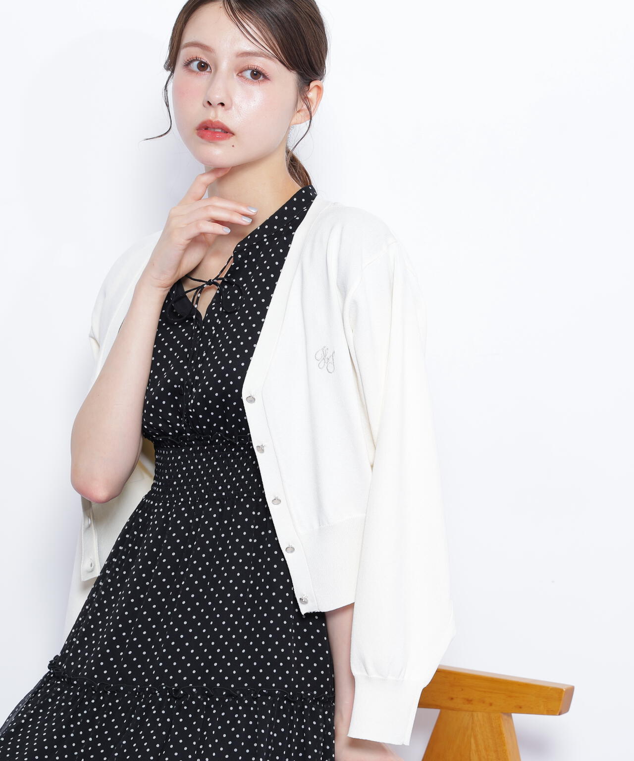 UV&ウォッシャブルカーディガン