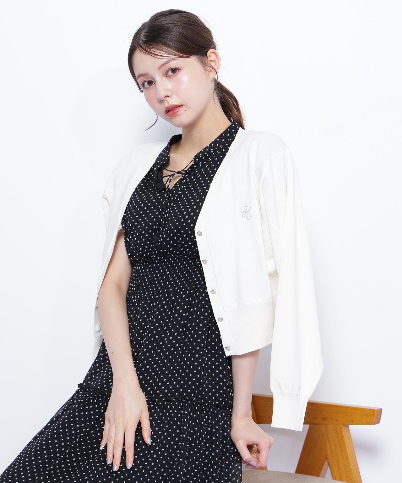 UV&ウォッシャブルカーディガン