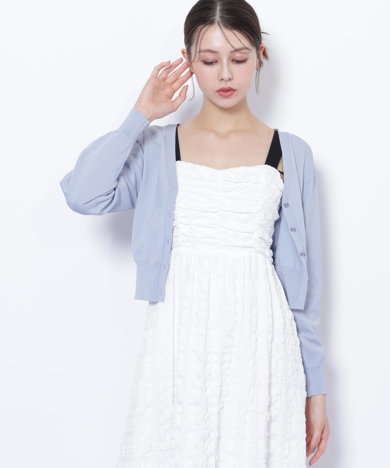 UV&ウォッシャブルカーディガン