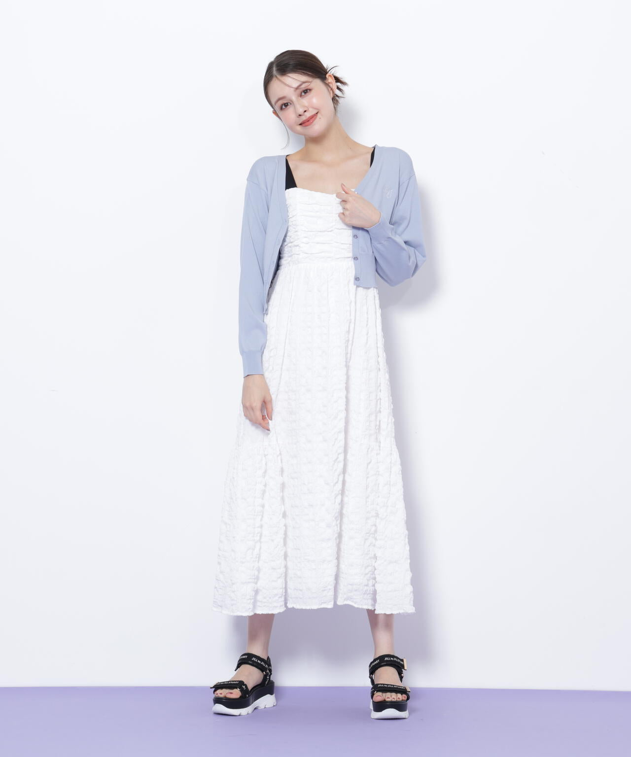 UV&ウォッシャブルカーディガン