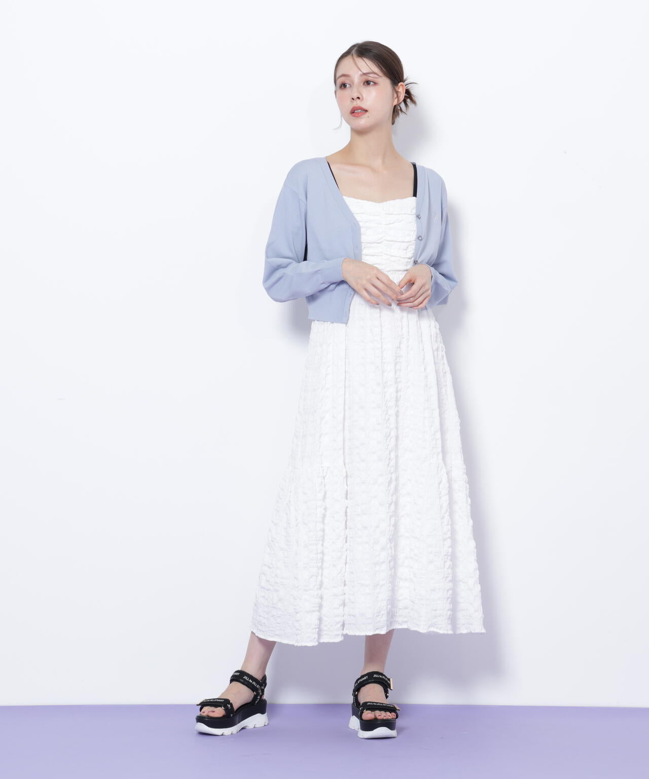 UV&ウォッシャブルカーディガン