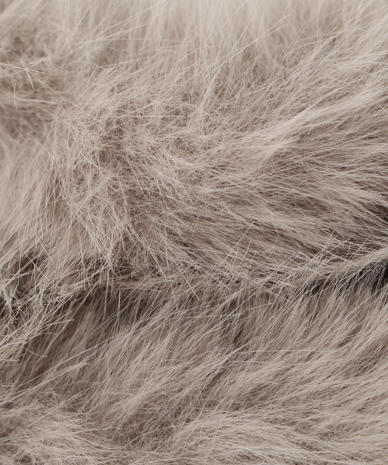 フェイクファートリムニット