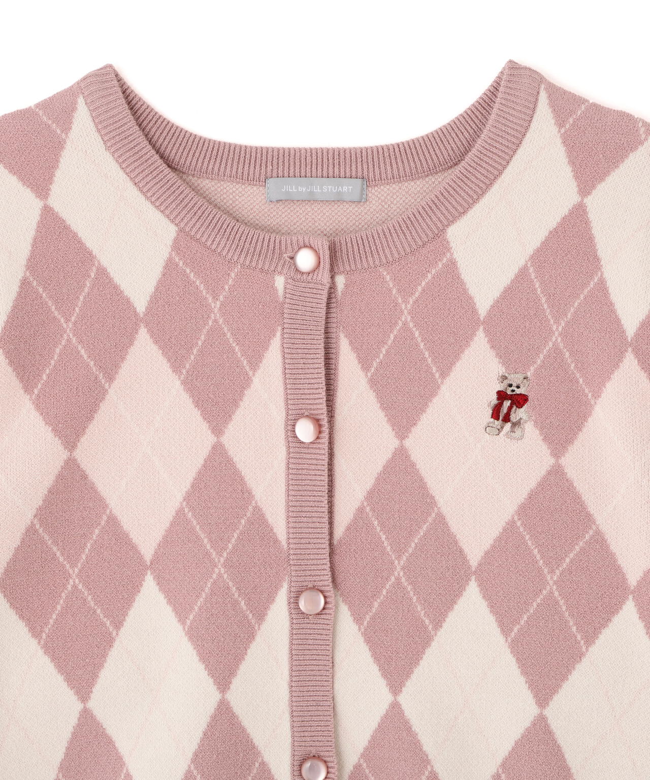 <BEARシリーズ>アーガイルカーディガン