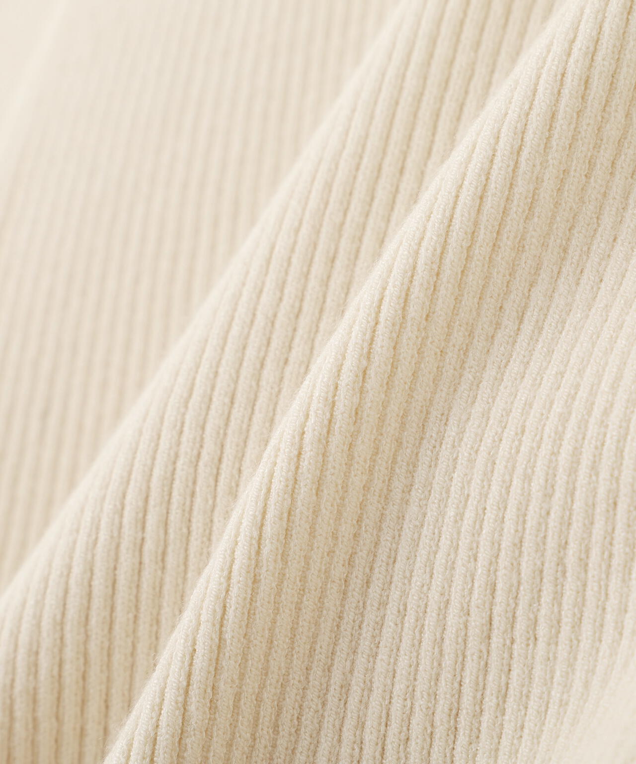 レース衿レイヤードニット