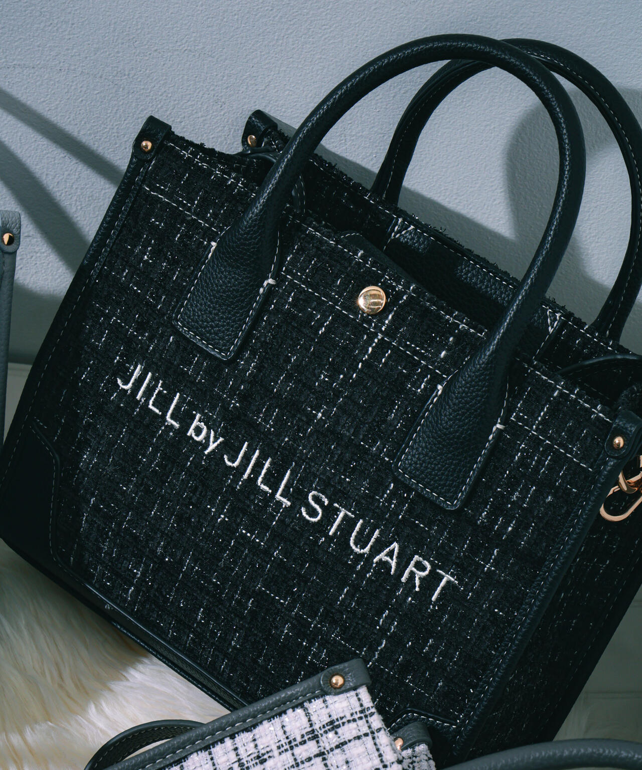 <WEB限定カラーあり>ツイードショルダートート