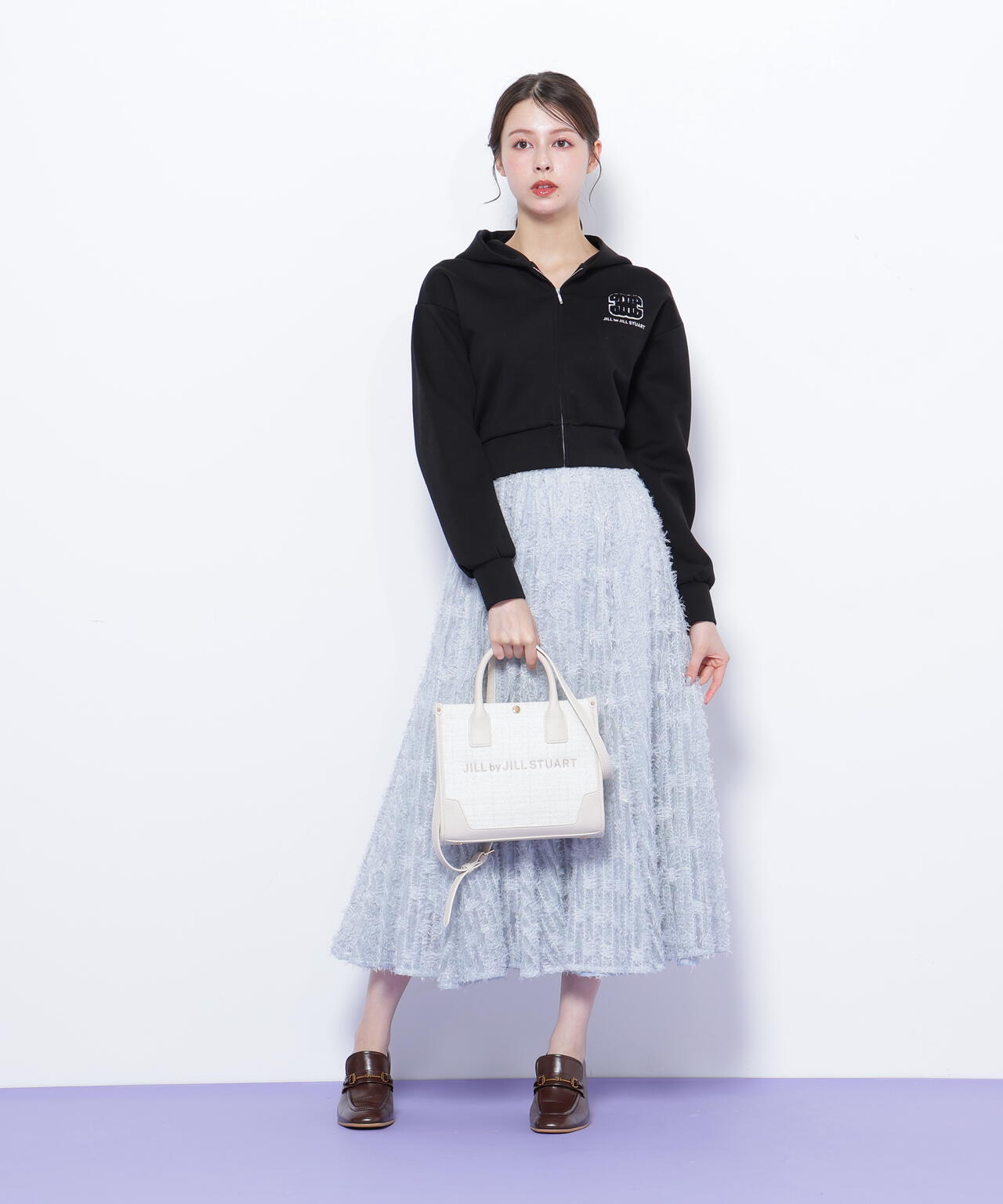 <WEB限定カラーあり>ツイードショルダートート