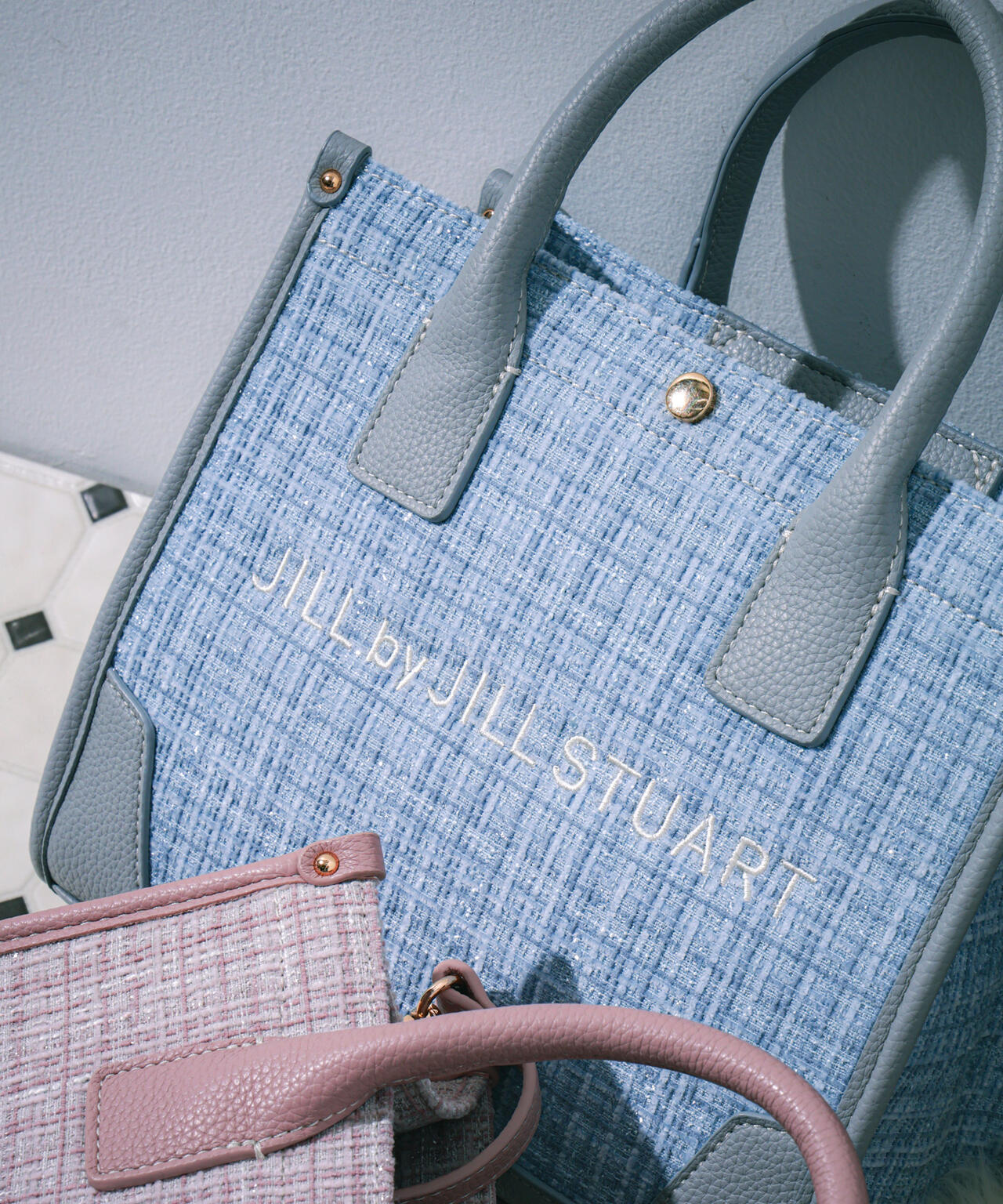 <WEB限定カラーあり>ツイードショルダートート