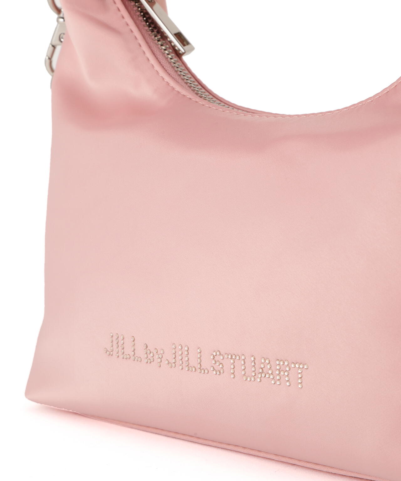 リボンハンドルサテンバッグ