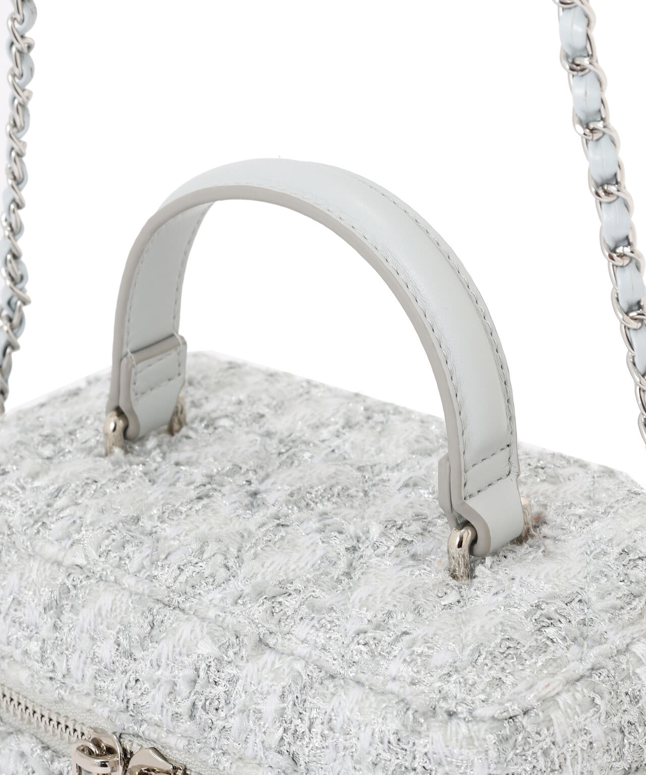 ツイードキルティングバニティ