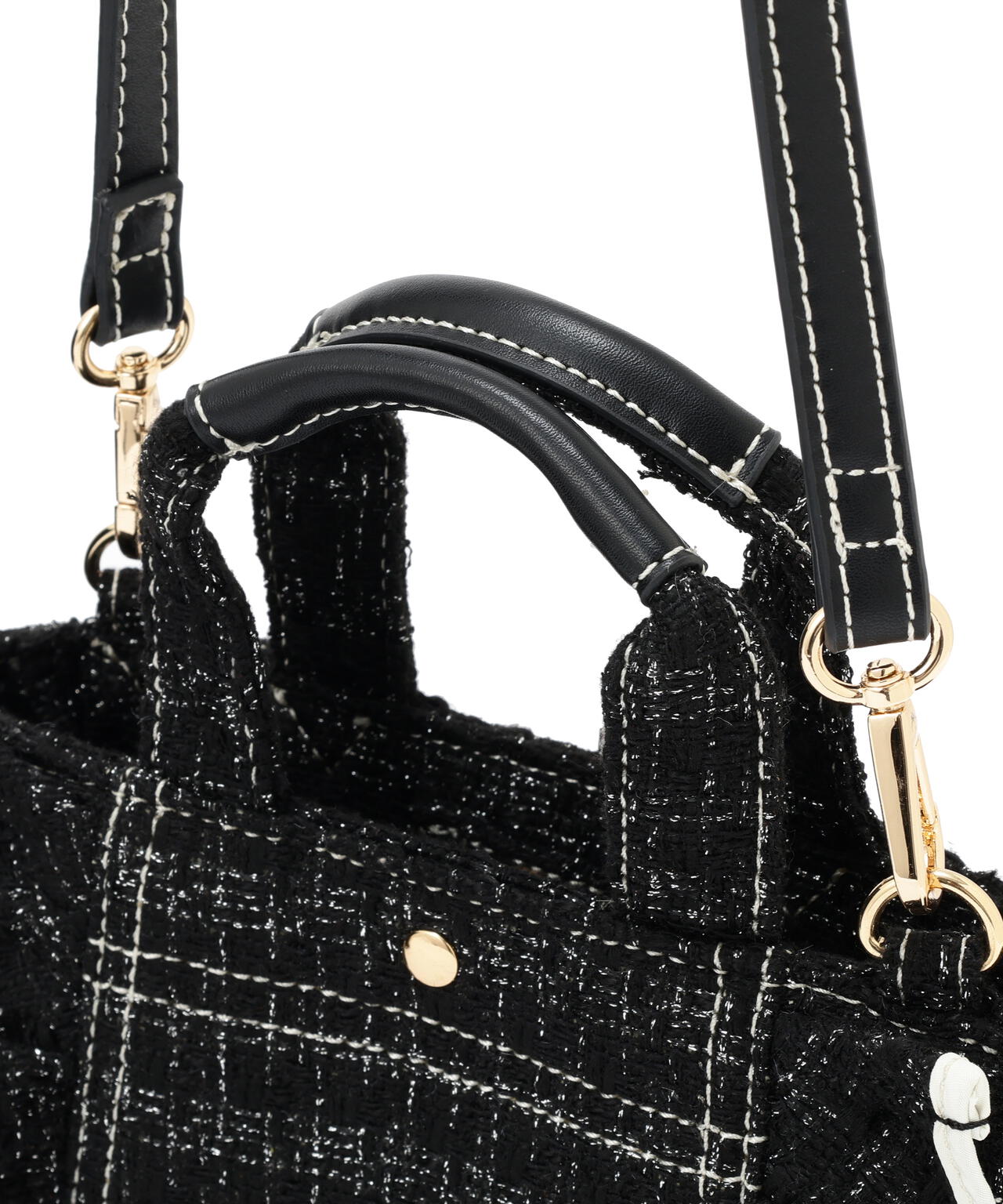 <フリルトートミニ>ツイード