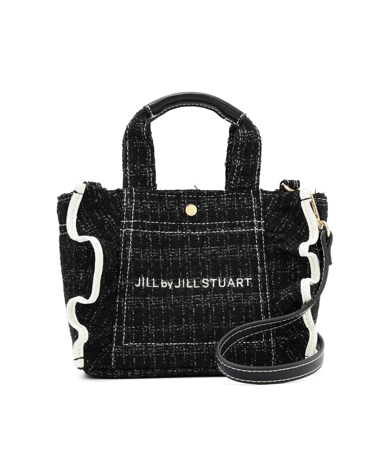 <フリルトートミニ>ツイード