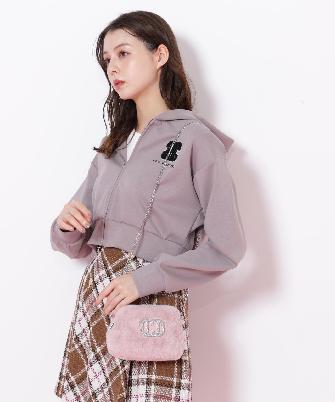 Wink J フェイクファーポシェット