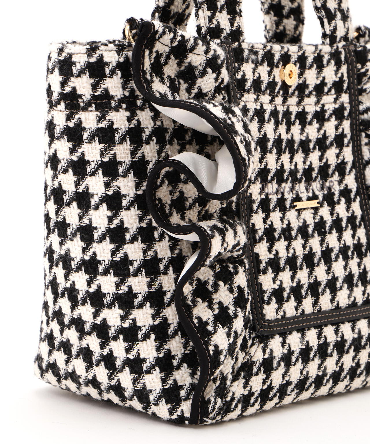 <リミテッドファブリック>フレームフリルトートバッグ