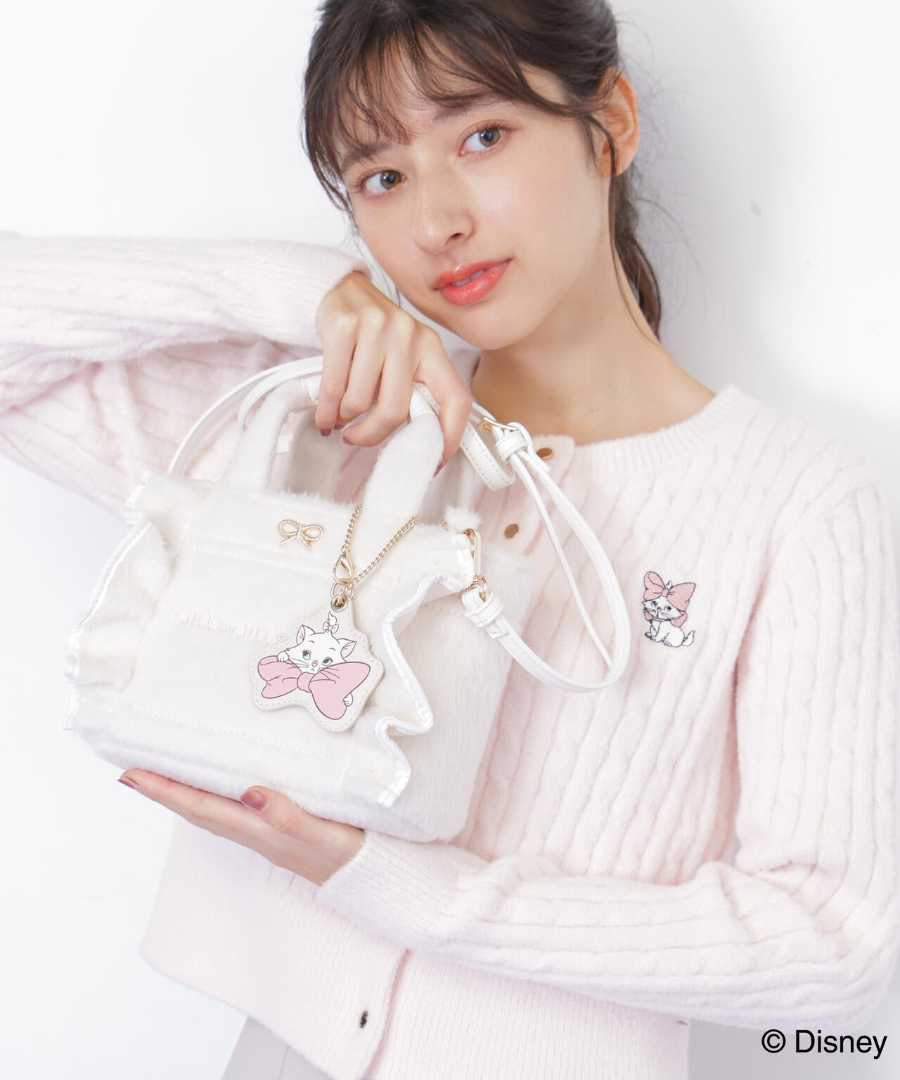 Disney Marie/ミニフリルトートバッグ