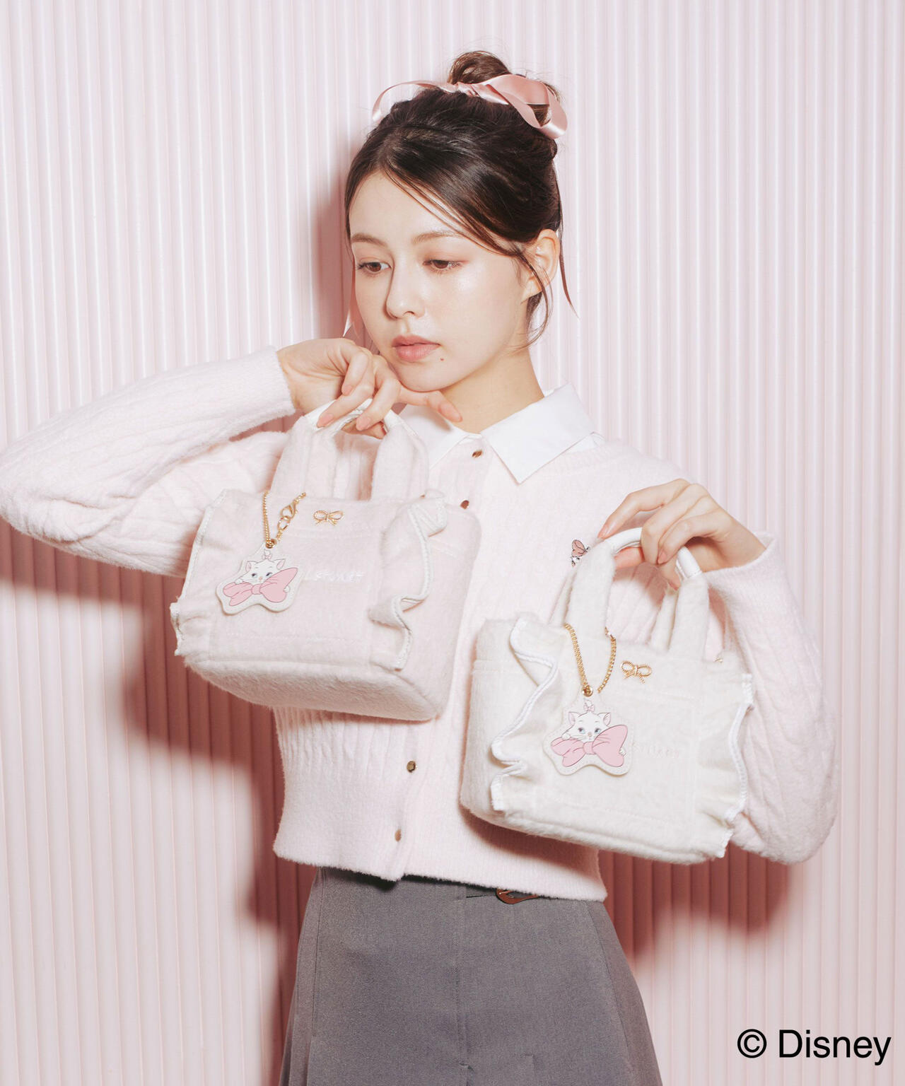 Disney Marie/ミニフリルトートバッグ