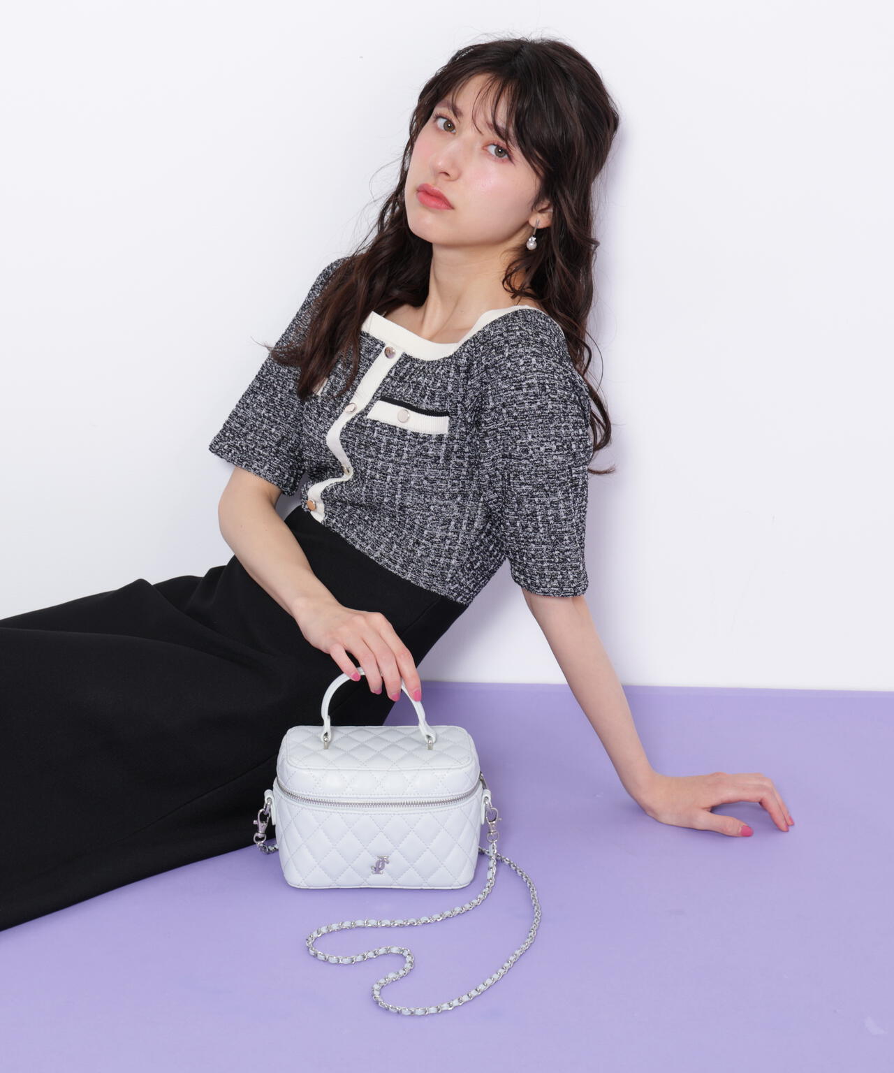 【6/12 10:00~6/15 SPECIAL COUPON 対象商品】キルティングバニティ