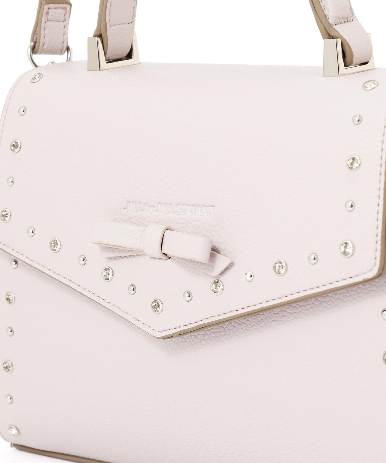 ビジュースタッズフラップショルダーバッグ