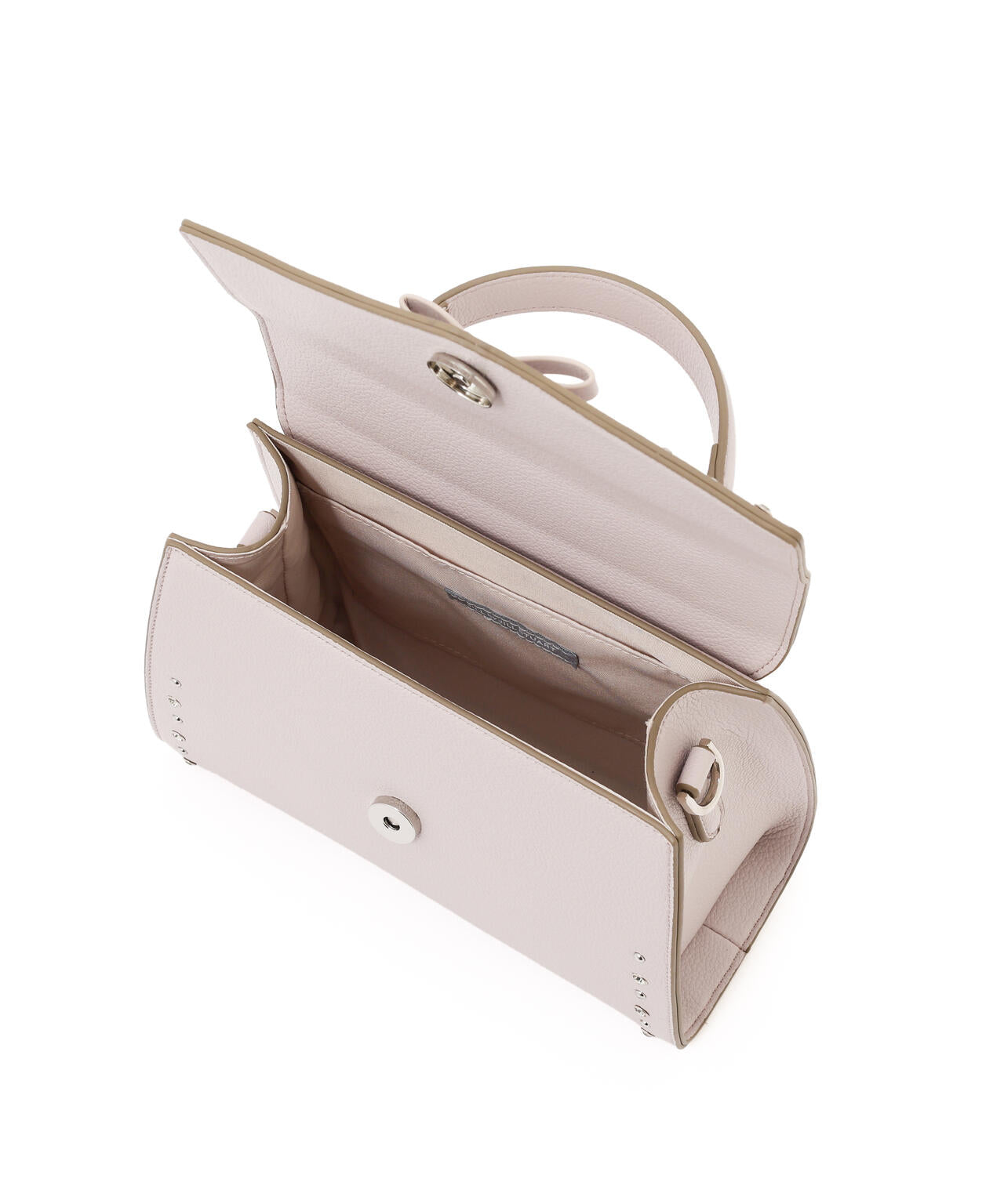 ビジュースタッズフラップショルダーバッグ