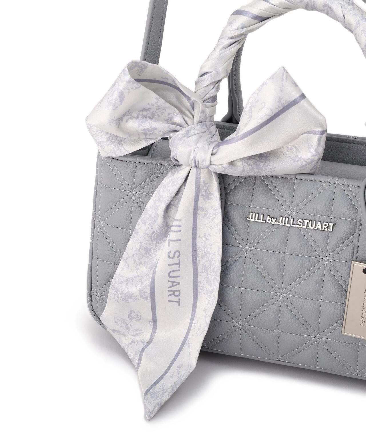 スカーフキルティングトート