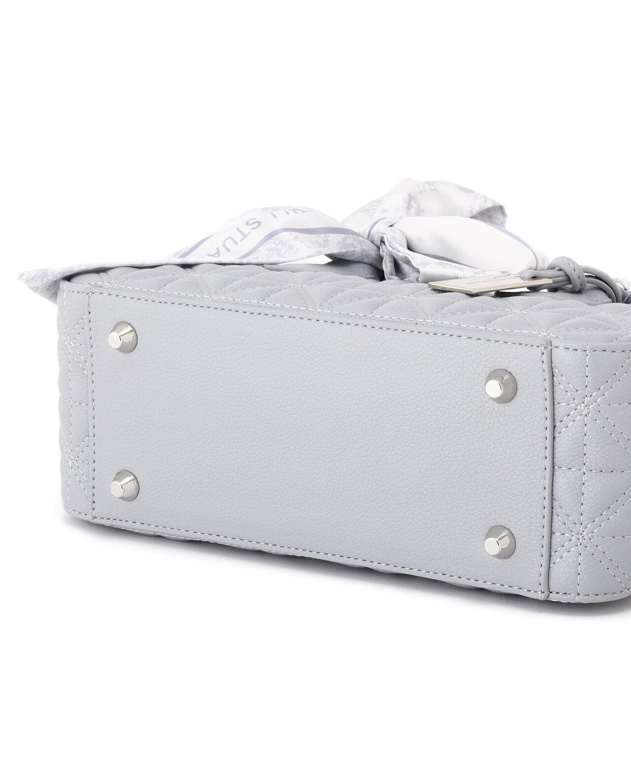 スカーフキルティングトート