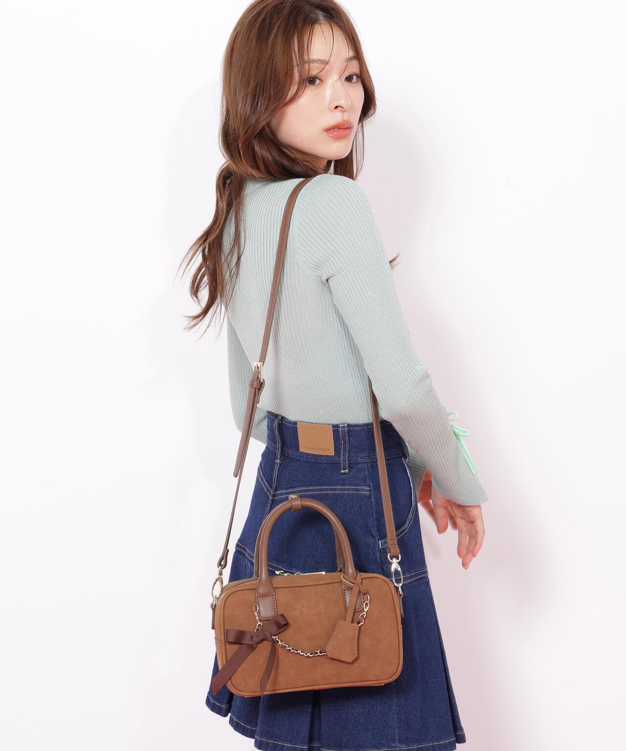 チャーム付きミニボストン