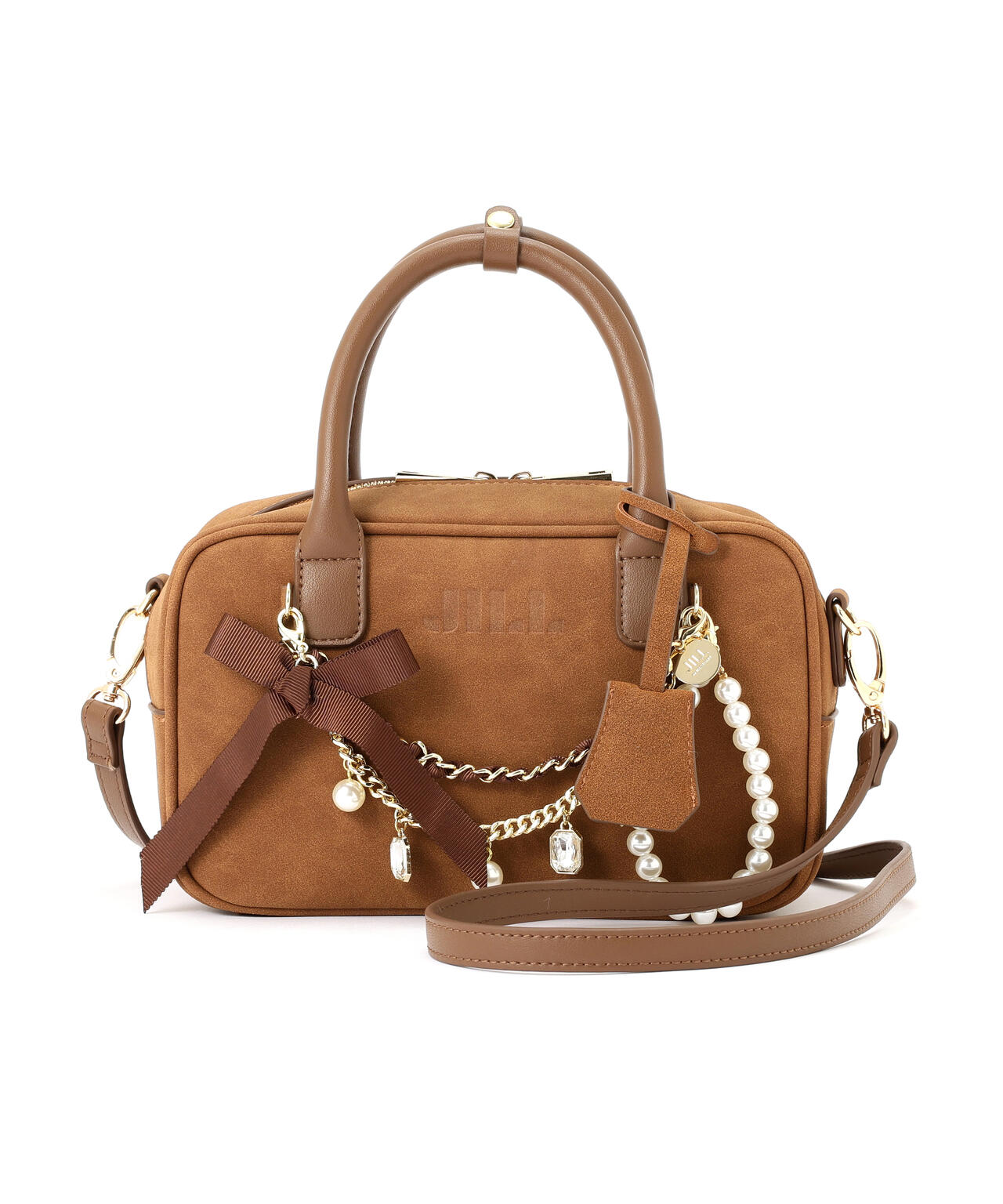 チャーム付きミニボストン