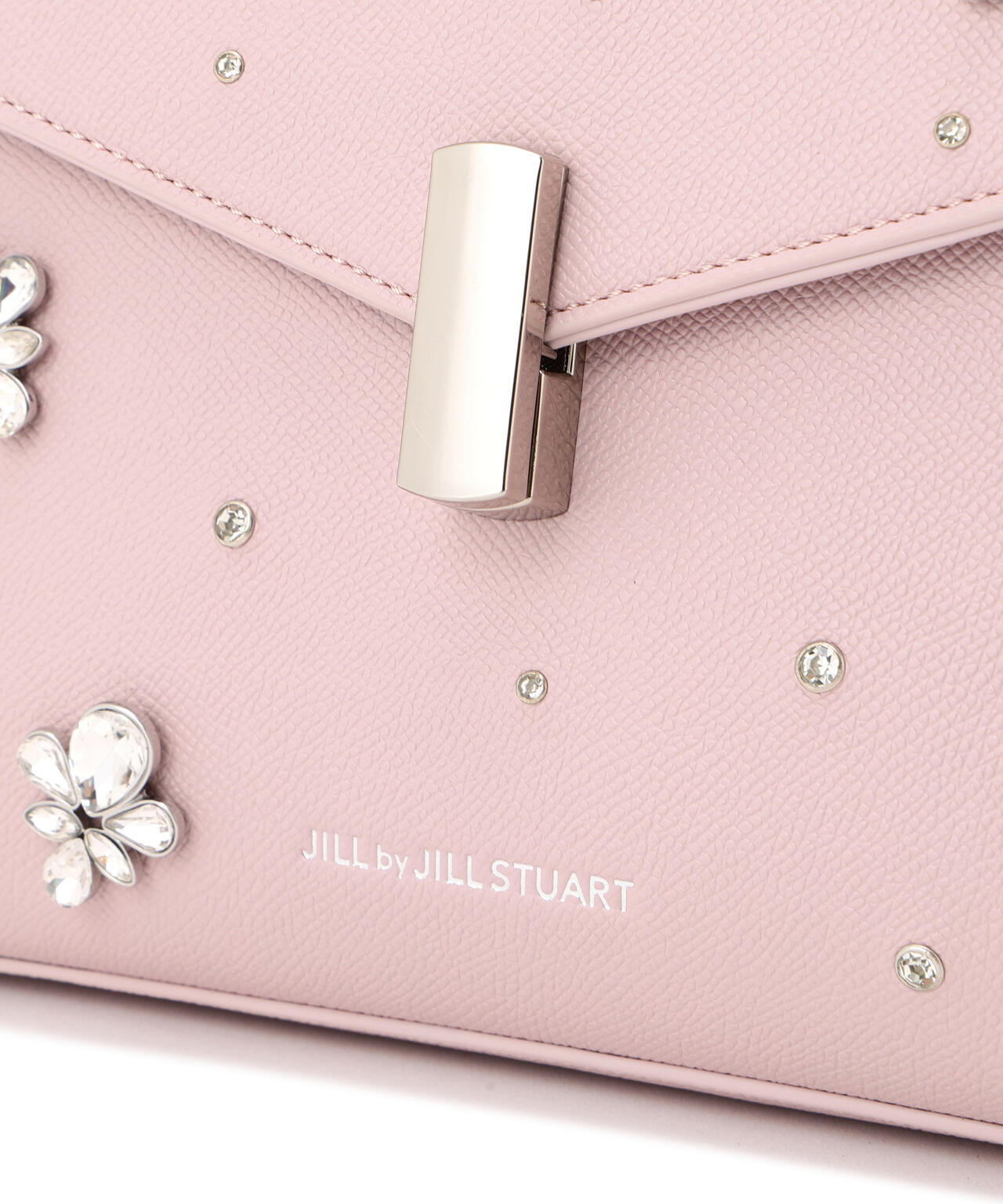 ランダムビジューファーハンドルバッグ