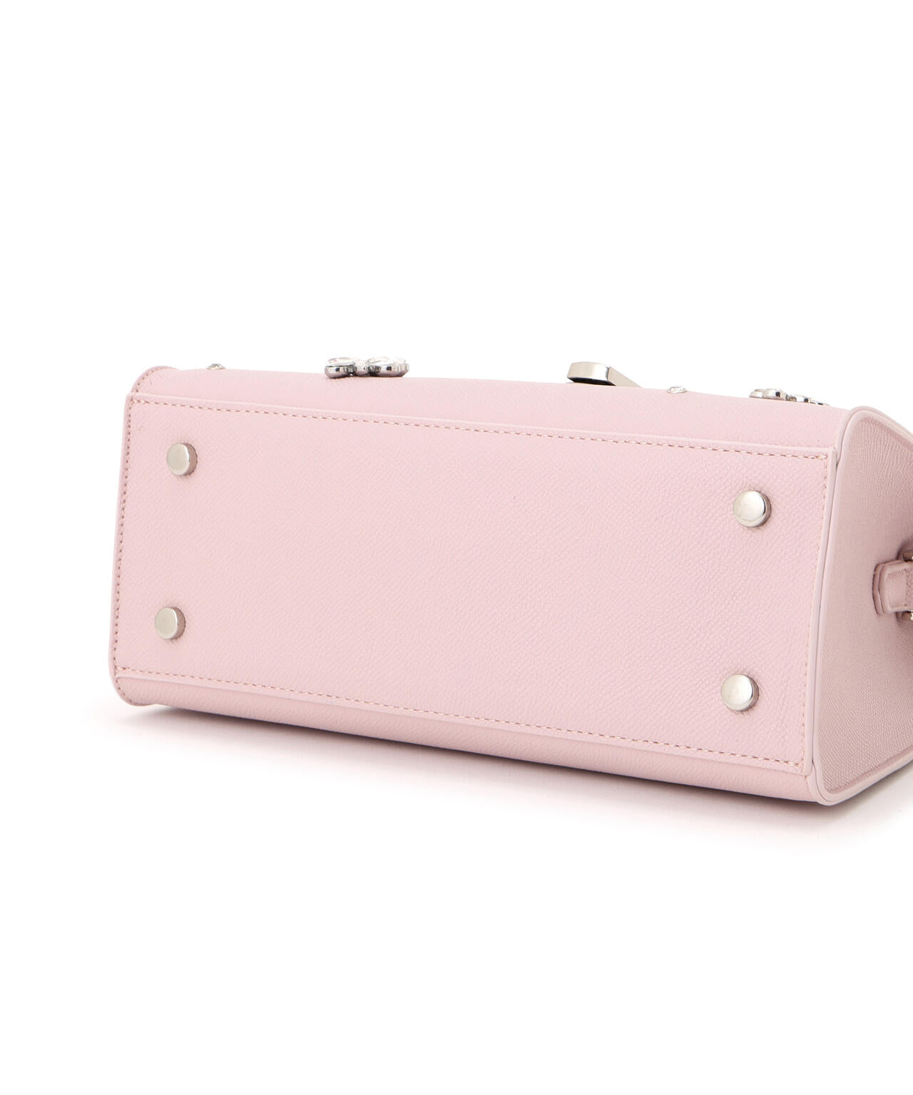 ランダムビジューファーハンドルバッグ