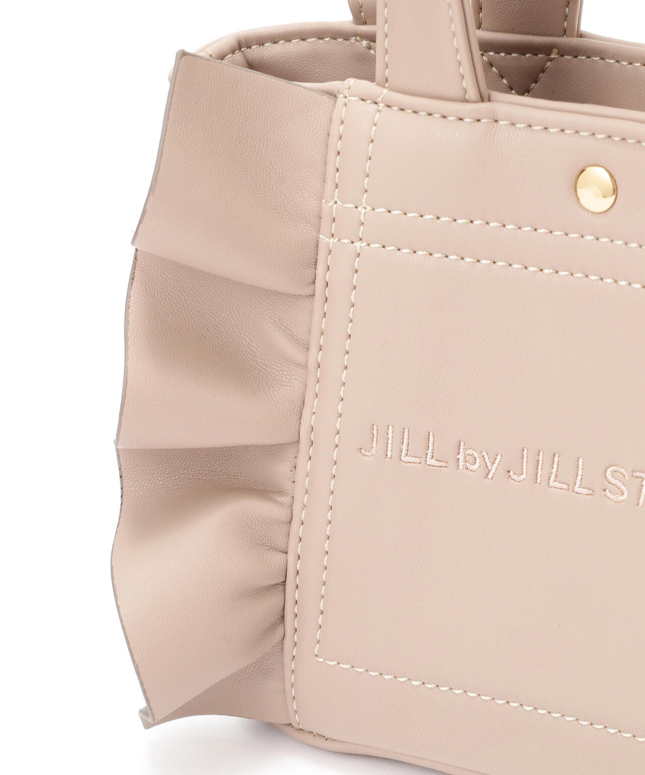 <フリルトートミニ>フェイクレザー