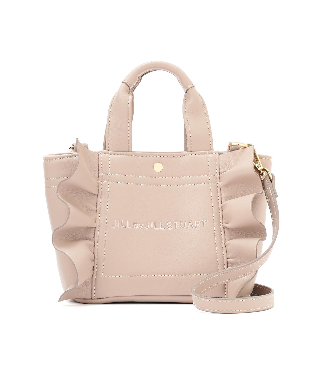 <フリルトートミニ>フェイクレザー