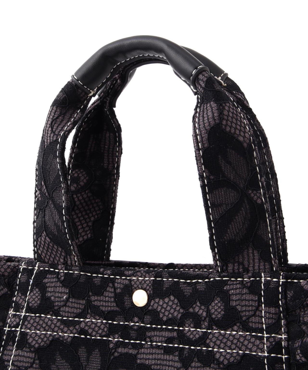 レースフリルトートバッグ