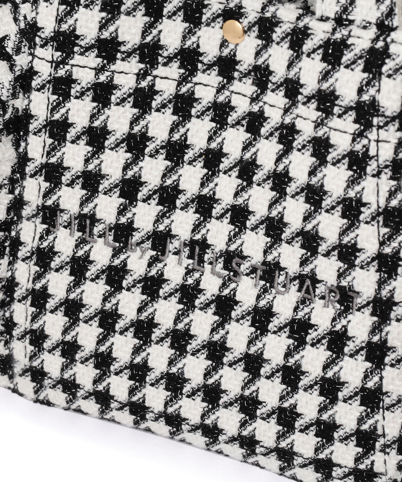 チドリツイードフリルトートバッグ