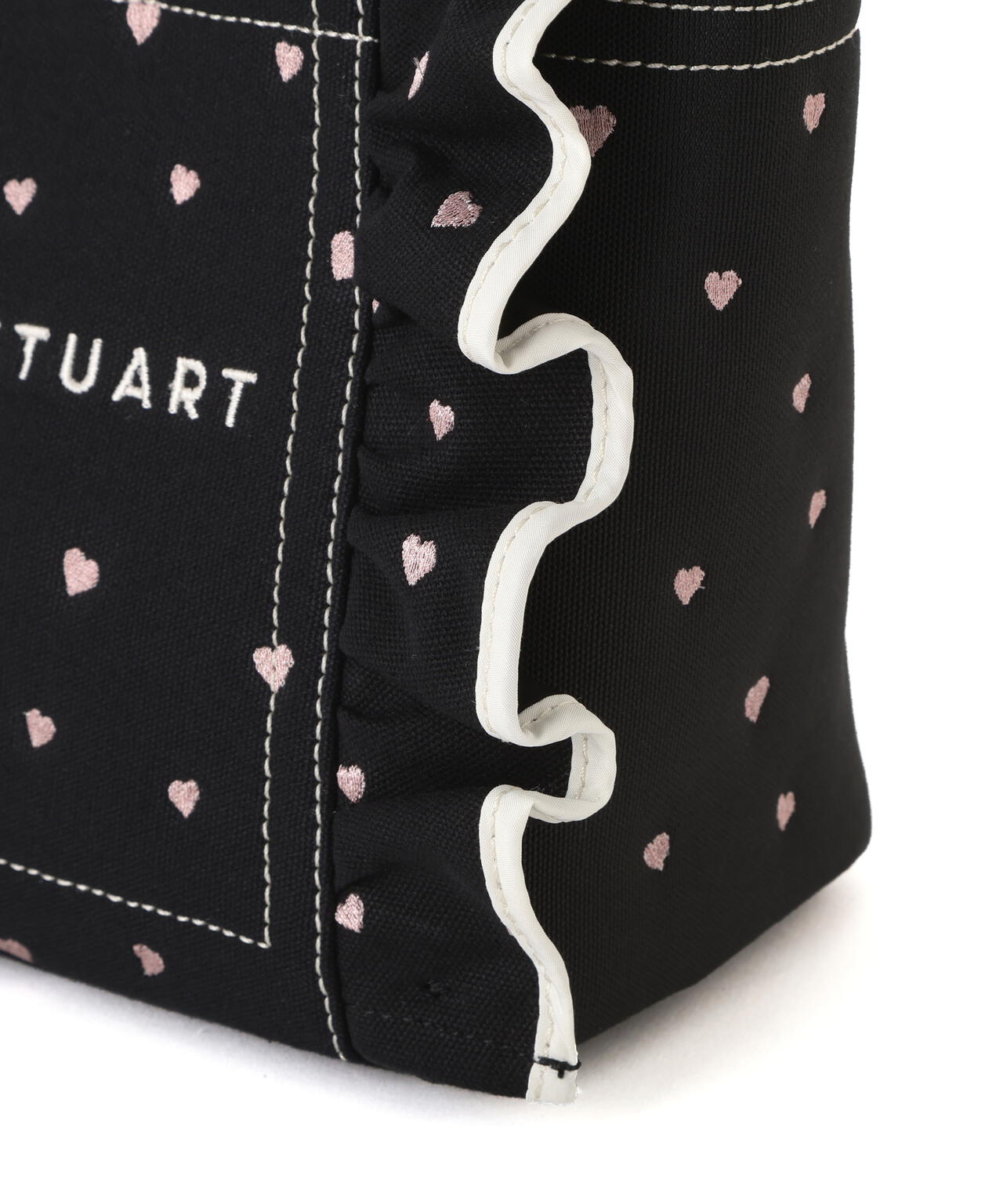 ハートフリルトート