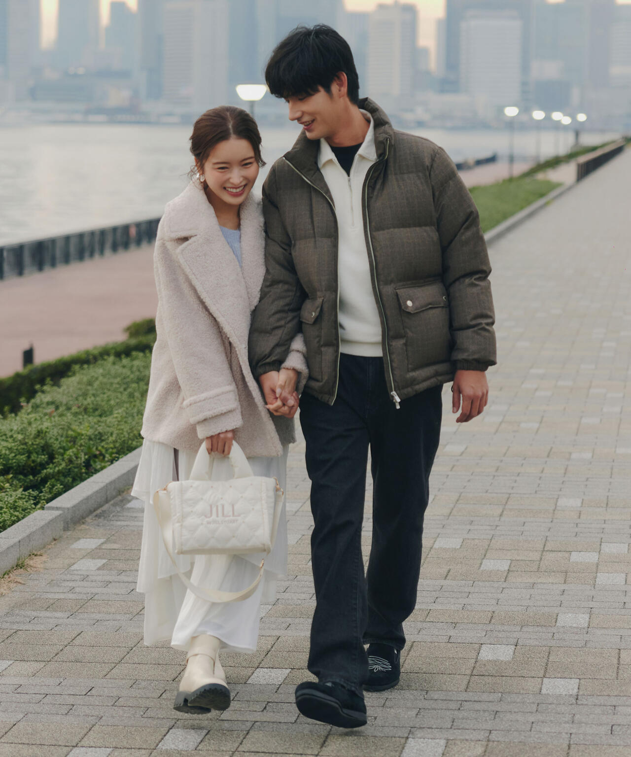 キルティングパフトートバッグ